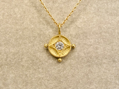 Ad Astra White Diamond Necklace