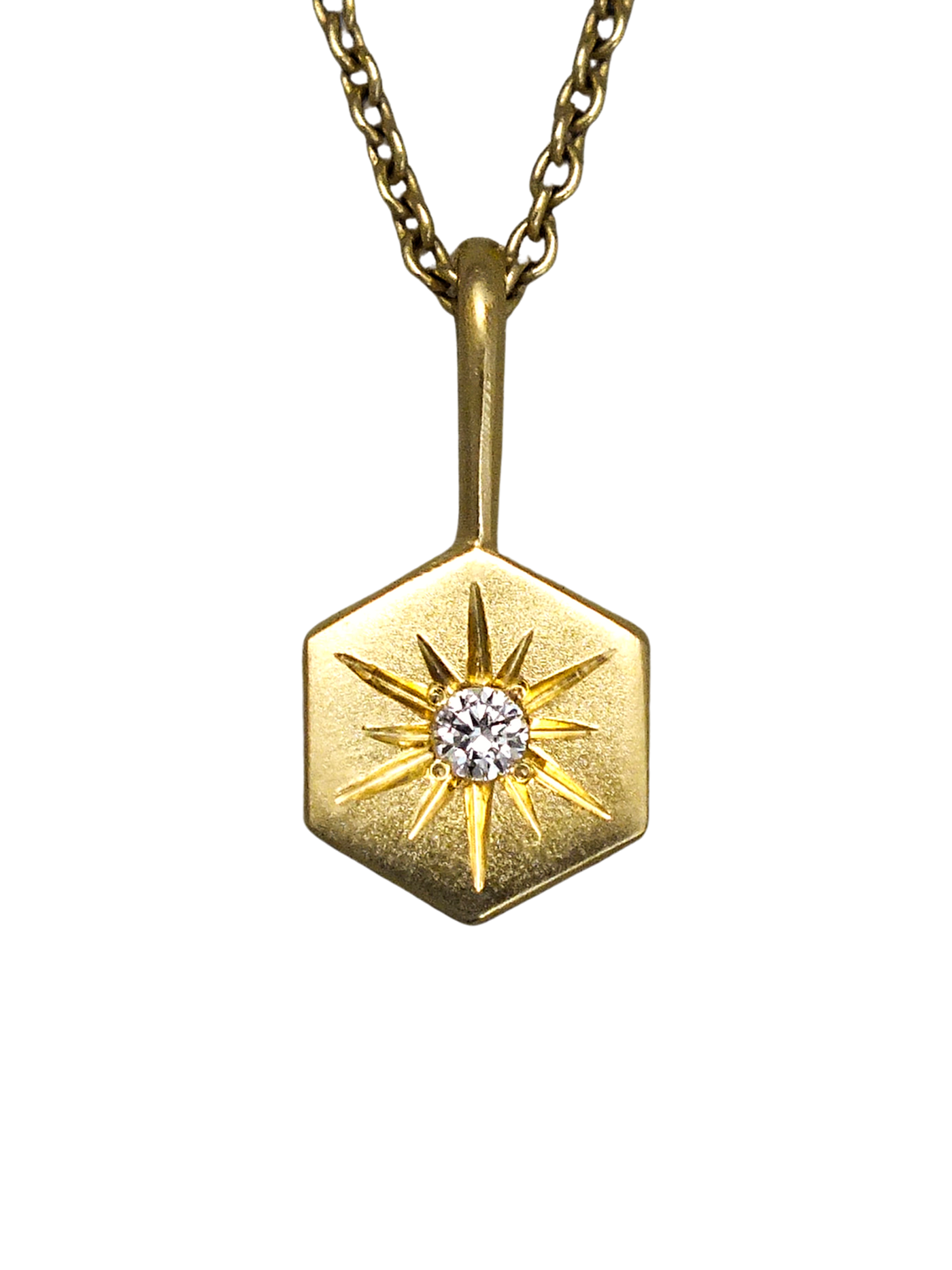 Astrum Starburst Diamond Necklace