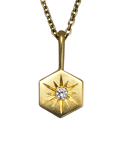 Astrum Starburst Diamond Necklace