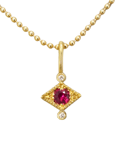 Aurelia Ruby and Diamond Necklace