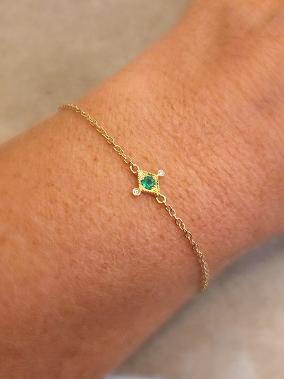 Aurelia Emerald Bracelet
