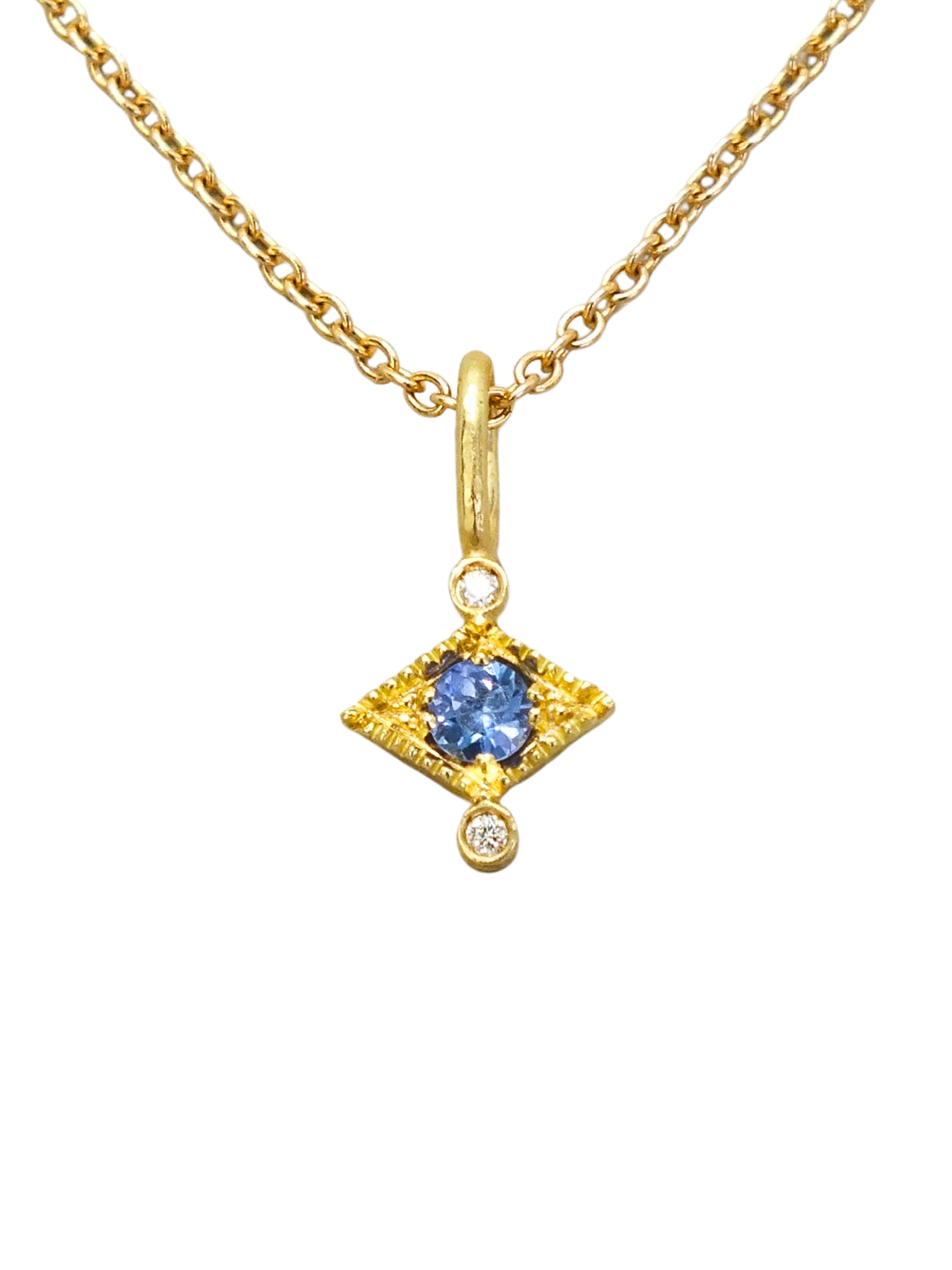 Aurelia Ceylon Sapphire and Diamond Necklace