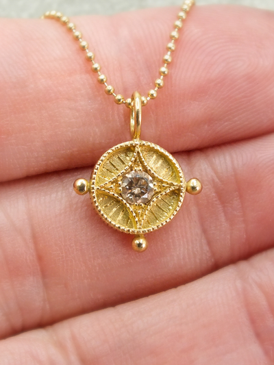 Ad Astra Brown Diamond Necklace