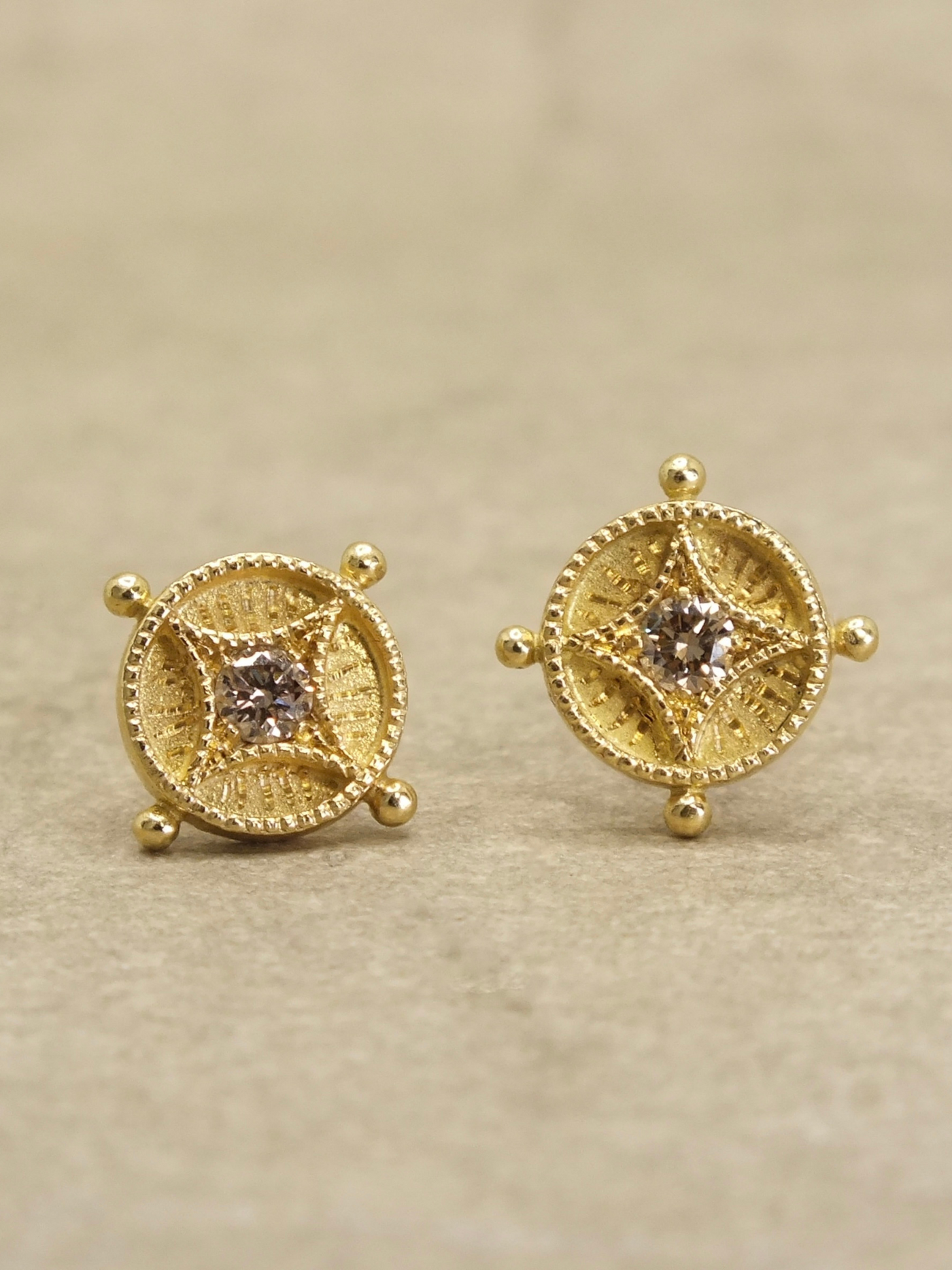 Ad Astra Brown Diamond Earrings