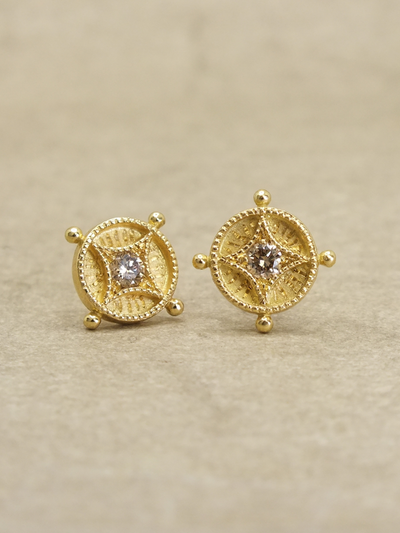 Ad Astra Brown Diamond Earrings