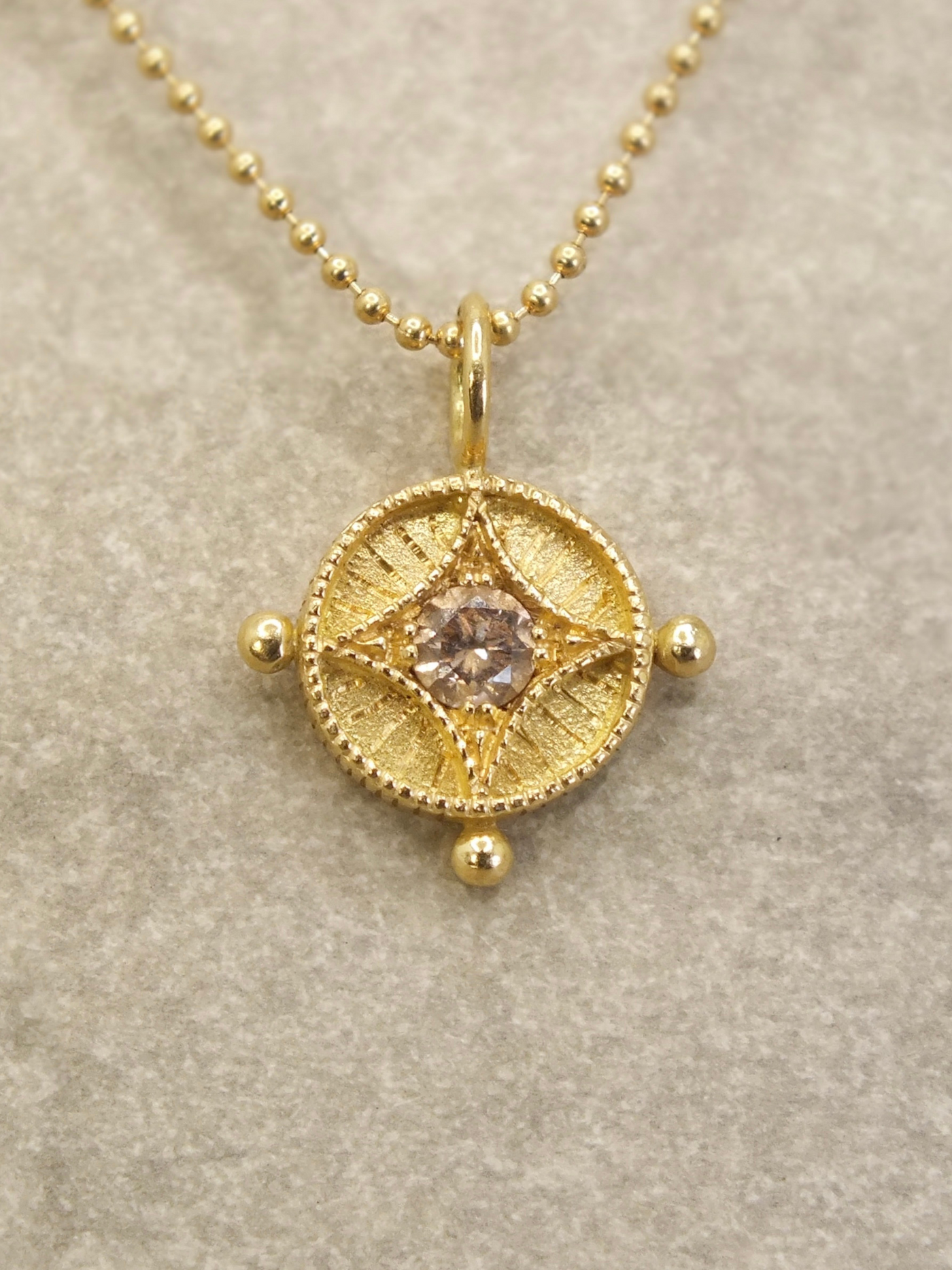 Ad Astra Brown Diamond Necklace