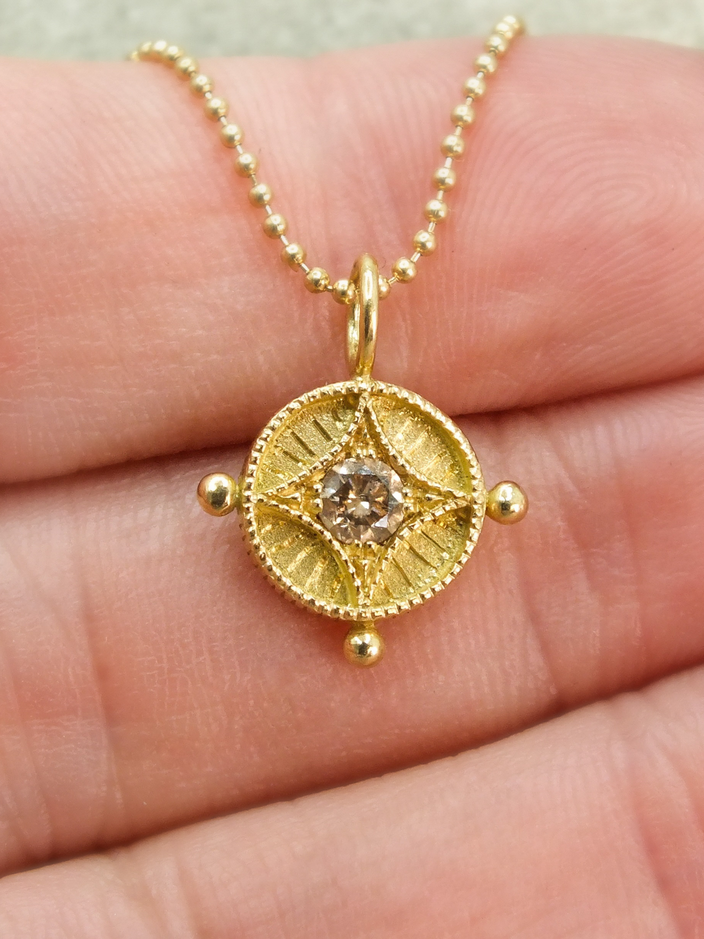 Ad Astra Brown Diamond Necklace