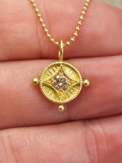 Ad Astra Brown Diamond Necklace