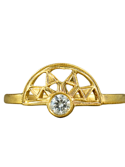 Victoria Diamond Solitaire Ring