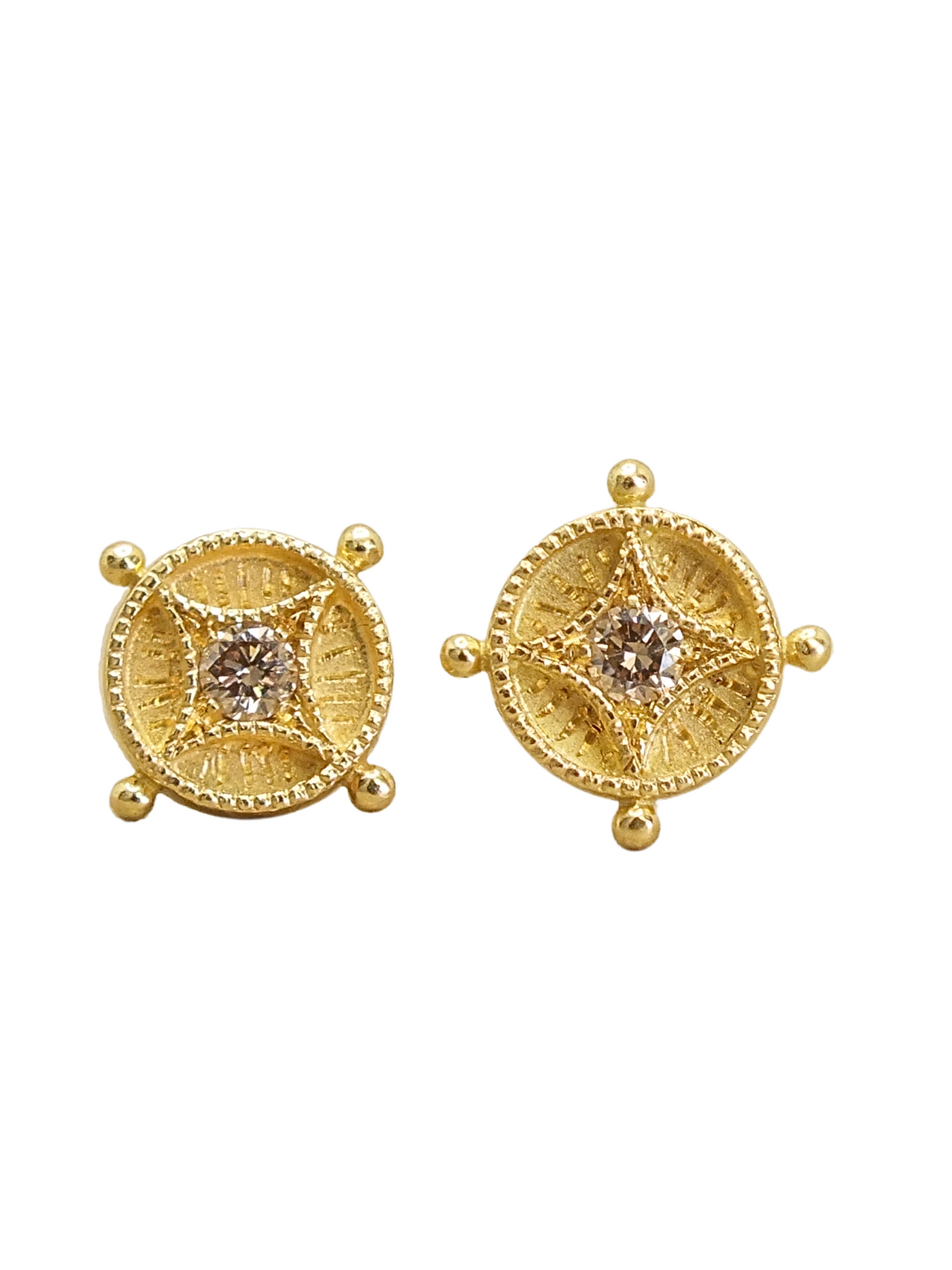 Ad Astra Brown Diamond Earrings