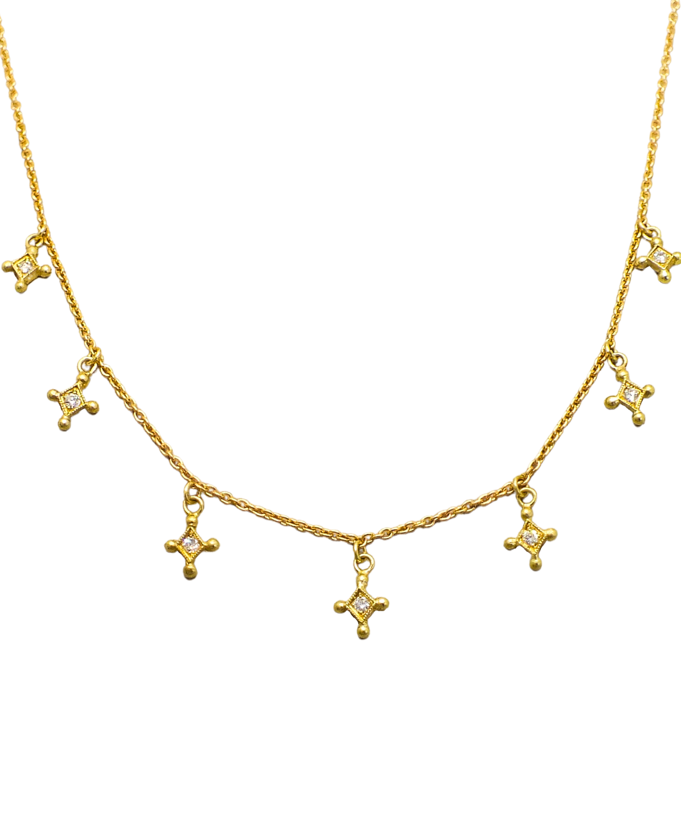 Temple of the Stars Diamond Station Necklace