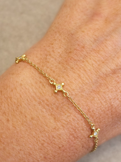 Temple of the Stars Diamond Bracelet