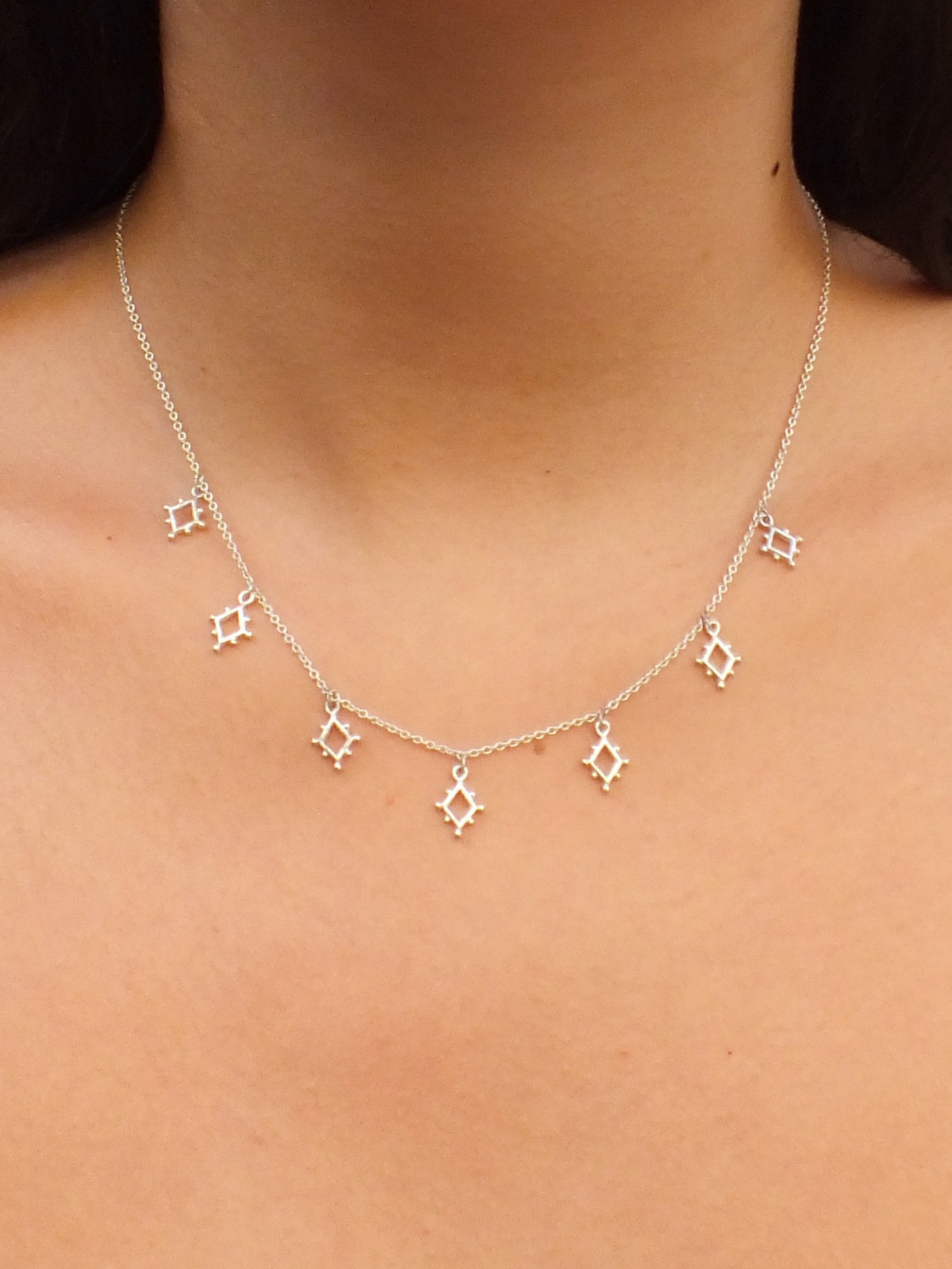 Etruscan Necklace in Sterling Silver