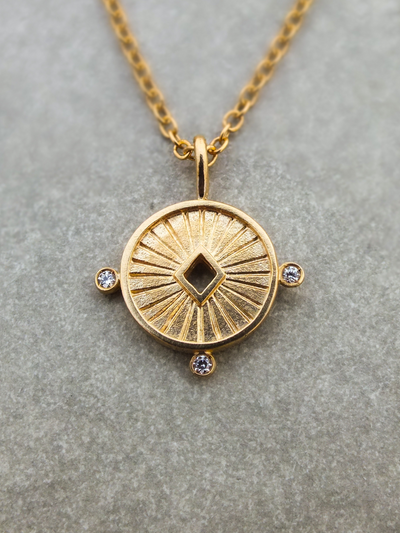 Aurora Necklace in 18k gold and Diamonds