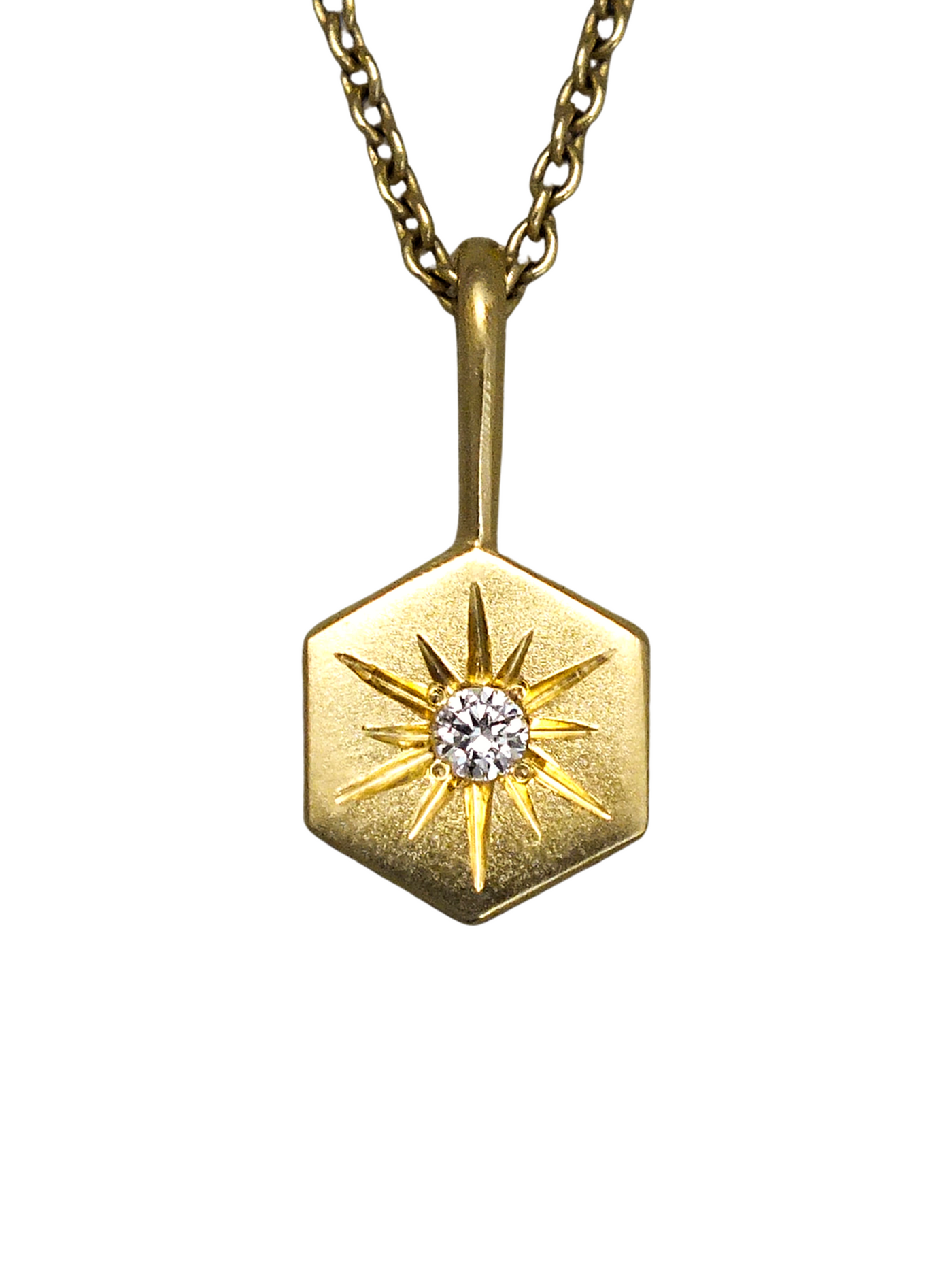 Astrum Starburst Diamond Necklace