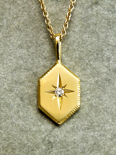 North Star Diamond Necklace