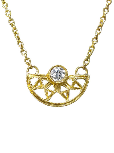 Victoria Diamond Solitaire Necklace