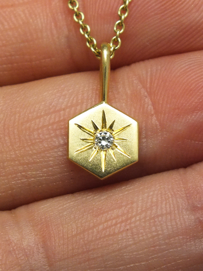 Astrum Starburst Diamond Necklace