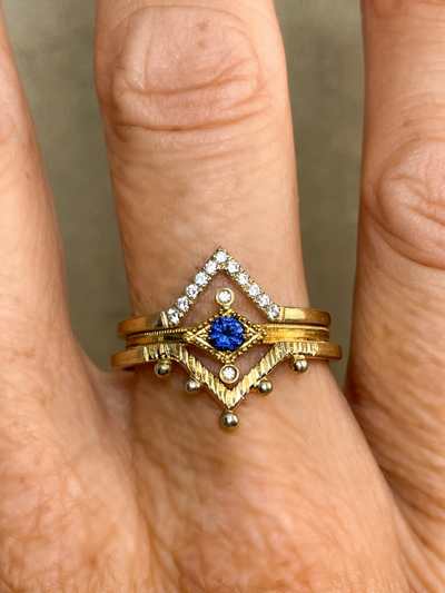Aurelia Blue Sapphire Ring