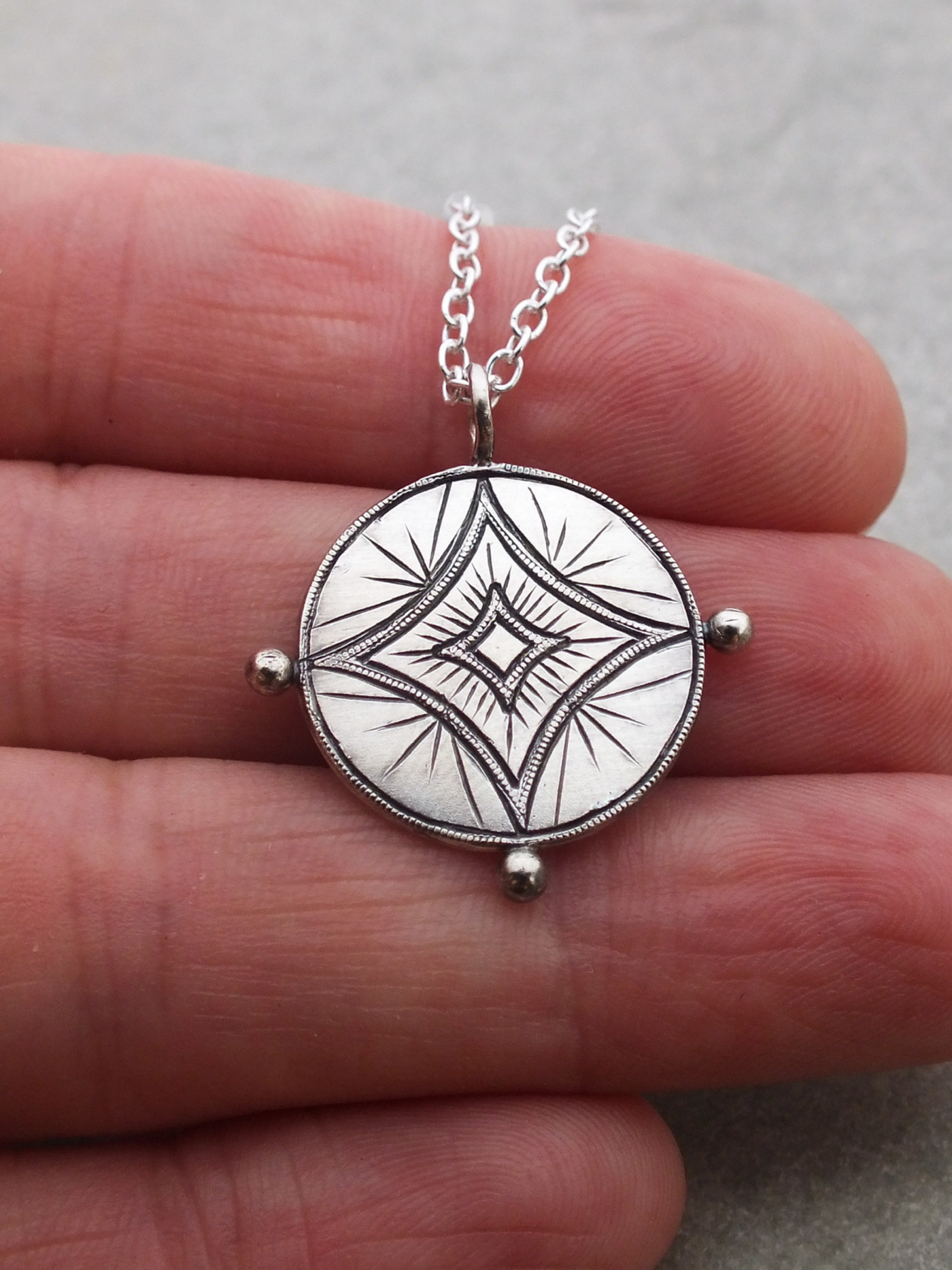 Astraeus Necklace in Sterling Silver