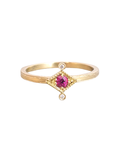 Aurelia Ruby and Diamond Ring