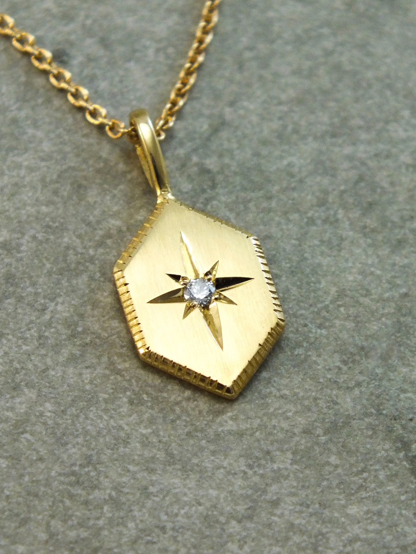 North Star Diamond Necklace