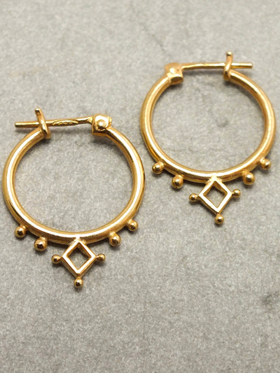 Etruscan 18K Gold Hoops